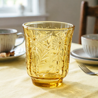 Verre à vin rouge classique vintage en cristal épais, fait main, style rétro européen, 225 ml, compatible lave-vaisselle