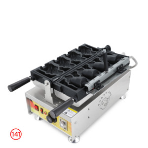 <span class=keywords><strong>Forno</strong></span> Elettrico <span class=keywords><strong>da</strong></span> Tavolo a 8 Griglie <span class=keywords><strong>per</strong></span> Waffle Tridimensionali, Macchina Commerciale <span class=keywords><strong>per</strong></span> Cucinare Gelati a Forma di Cono, Stile Torcia, in Acciaio Inossidabile - Product Image 3