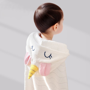 Serviette de bain en peluche à capuche super douce et absorbante à séchage rapide pour bébé <span class=keywords><strong>cape</strong></span> serviette de bain pour bébé peignoir pour enfants - Product Image 2