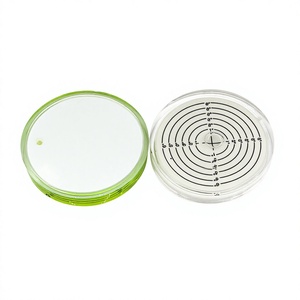 Cibles circulaires bleues, vertes et transparentes de 75x14 mm avec anneaux gradués et croix centrale pour une mesure de précision - Product Image 4