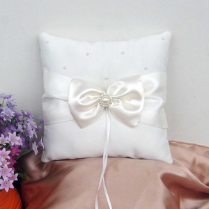 Ruban amour coeur strass anneau oreiller porteur pour fournitures de décoration de fête de <span class=keywords><strong>mariage</strong></span> - Product Image 4