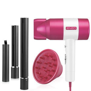 Lisseur et sèche-cheveux professionnel ENZO en plastique avec moteur AC pour la maison – <span class=keywords><strong>Produit</strong></span> <span class=keywords><strong>de</strong></span> beauté - Product Image 1