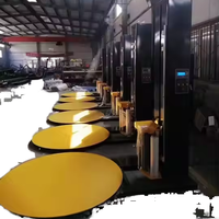 Machine d'emballage automatique de film étirable électrique en plastique, distributeur de rouleaux, machine d'emballage de palettes, facile à utiliser, 220V pour les marchandises