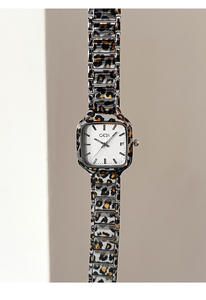 Reloj de Mujer Elegante con Estilo de Leopardo, Reloj de Cuarzo con Correa de Acero de Moda - Product Image 5