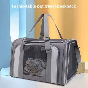 OEM Oxford One-Shoulder Zipper Closure Portable Cat <b>Pet</b> <b>Carrier</b> with Large Space and Breathable Design - Product Image 4