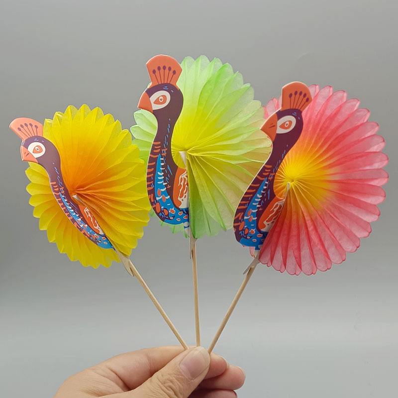 Peacock skewers 10 pieces/pack