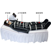 Appareil de pressothérapie portatif 2026 pour drainage lymphatique frontal, machine de massage amincissant par compression d'air en alliage de chrome