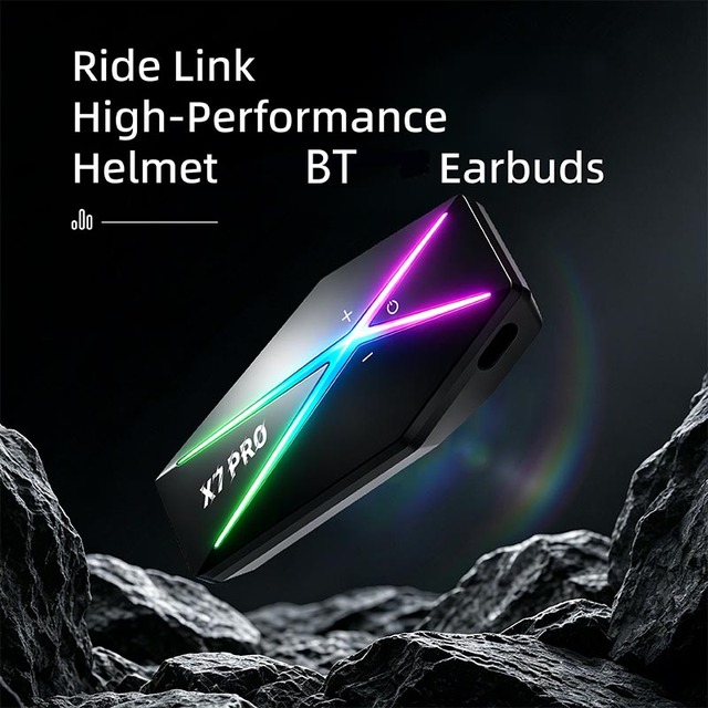 X7 PRO Single Helmet Earphones Motorcycle Riding Noise Reduction Calling Waterproof Long Battery Life Wireless Headphones