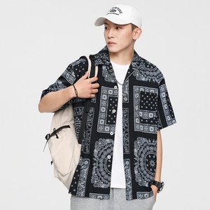 Camisa Hawaiana con Estampado Digital Personalizado Aloha, Nueva Camisa de Playa de Verano para Hombre, Camisa de Manga Corta para Hombre - Product Image 3