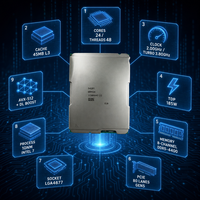 Processeur Xeon Gold 5418Y 24 cœurs 48 threads 2,0 GHz 3,8 GHz Turbo LGA4677 DDR5-4400 Testé pour la virtualisation