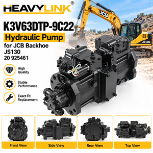Bomba Hidráulica K3V63DTP-9C22, Bomba Principal de Repuesto para Excavadora JCB JS130, Maquinaria de Construcción - Product Image 1