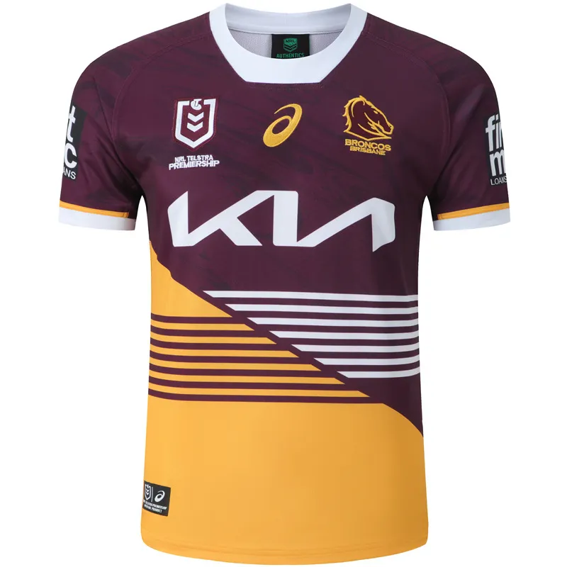 Camisa de rugby Wild Horse 2023 para casa e fora de casa, tamanho grande, pode ser personalizada, camisa de futebol americano personalizada