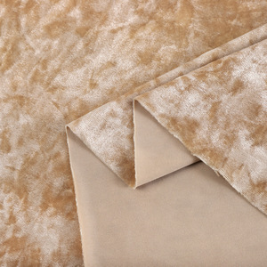 Giá thấp mềm 310gsm 92% Polyester 8% spandex <span class=keywords><strong>satin</strong></span> dệt kim chần bọc 100% KS Hàn Quốc Vải nhung cho quần áo - Product Image 5