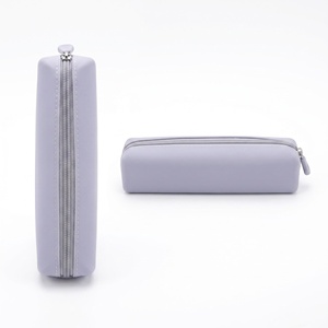 Multi-purpose Silicone Pencil <b>Case</b> & <b>Makeup</b> <b>Brush</b> Bag - Portable Waterproof Cosmetic & Stationery Organizer - Product Image 1