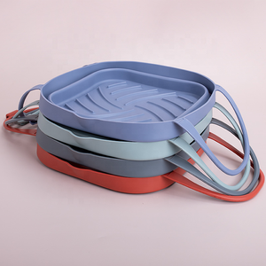 Nouveaux accessoires <span class=keywords><strong>de</strong></span> cuisine en promotion : Doublure <span class=keywords><strong>de</strong></span> friteuse à air réutilisable en silicone, ronde, pliable, durable et écologique, à double usage - Product Image 4