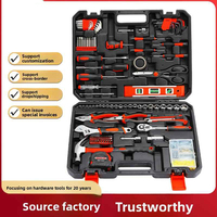 Kit de Herramientas Manuales de Acero al Carbono OEM para Regalo, con Estuche Rígido, para Electricistas y Carpinteros, Venta al Por Mayor de Fábrica