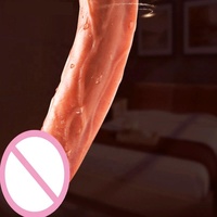 Beliebter Kabelloser Ferngesteuerter Heizender Teleskop-Dildo Vibratoren Penis Weibliche Masturbation Erwachsenen-Sexspielzeug