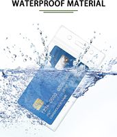 Porte-cartes d'identité imperméables en PVC, personnalisés, pour les entreprises, les étudiants, les expositions, porte-badge, porte-nom, plastique souple transparent