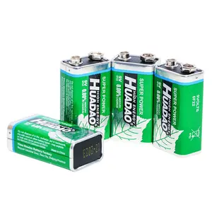 Cuanen 9 Volt Super Power Hoch energie 0% Quecksilber Cadmium 6 f22 9 V Batterie für Mehrzweck-Messgeräte batterien