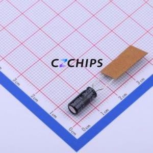 Condensador Electrolítico de Aluminio de Orificio Pasante 50YXJ22MTA5X11, Componente de Orificio Pasante (THT), D5xL11mm 22uF 20% 50V 2mm - Product Image 1