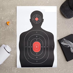 Large Silhouette Outline Paper Marker Sheet with MultiZone Target Zones for Outdoor Practice Training and Visual Reference - Product Image 1