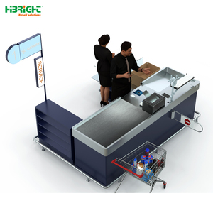Highbright Modular Supermarket <b>Checkout</b> <b>Counter</b> Series for Supermarket Retail Stores - Product Image 2
