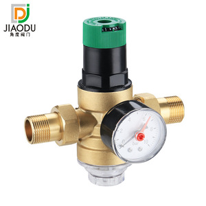 วาล์วลดแรงดันทองเหลือง 3/4 นิ้ว พร้อมเกจวัดสำหรับระบบน้ำ - Product Image 3