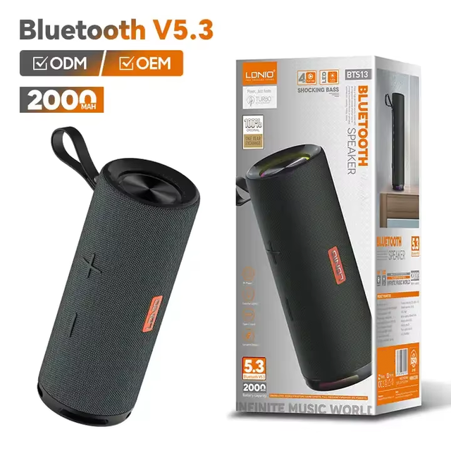 LDNIO BTS13 Factory Price Waterproof Mini Speaker Portable Wireless BT 5.3 Car Speaker Home Theater Outdoor Wireless Speaker