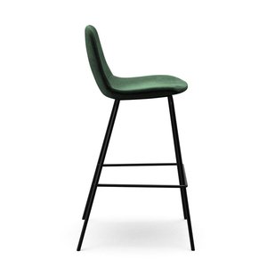 Tabouret <span class=keywords><strong>de</strong></span> <span class=keywords><strong>Bar</strong></span> en velours, mobilier <span class=keywords><strong>de</strong></span> cuisine, avec pieds en métal, Design Simple, moderne, nouveau, vente en gros, - Product Image 4