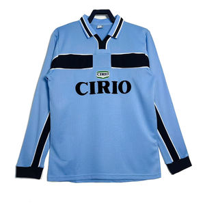 Uniformes de fútbol de otoño Mangas largas Retro 1998/99 Lazio Home Jersey Uniforme de competición de clubes europeos - Product Image 1