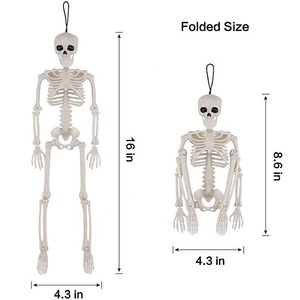 DAMAI Hot Sale Halloween Human Skeleton Decorations Party Supplies Halloween Custom Haunted House Props - Product Image 4