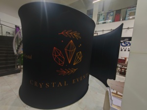 Fondo DE CABINA DE FOTOS 360 con logotipo personalizado de luz LED para eventos <span class=keywords><strong>importantes</strong></span> de decoración - Product Image 5