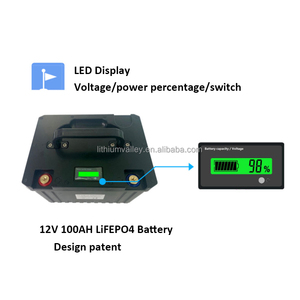 แบตเตอรี่ลิเธียมวัลเลย์ LiFEPO4 12V 100AH แบตเตอรี่ลิเธียมแบบ Deep Cycle สำหรับระบบโซลาร์เซลล์ 12v 100AH - Product Image 4