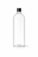 Bouteilles en plastique PET de qualité alimentaire de luxe 500 ml avec bouchon PP, estampage à chaud pour l'emballage de parfums, aliments pour bébés, salades et chocolats