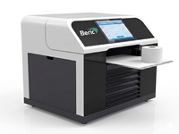 Printer Kue Makanan UV Inkjet WiFi Pintar XP600 Baru dengan Layar Sentuh 4/6/8 inci, Otomatis, Multiwarna, untuk Kue, Roti, Cokelat