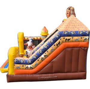 Château gonflable combiné Sphinx de l'Égypte antique en PVC commercial avec toboggan, château gonflable multi-personnes avec souffleur à <span class=keywords><strong>vendre</strong></span> - Product Image 4