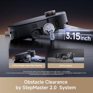 Mova Z60 Ultra Robot Vacuum Cleaner Mop 28000Pa Obstacle Crossing AutoShield Carpet Protection Zero Tangling Duobrush Extendable - Product Image 1