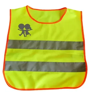 Roadway Emergency kids Safety Reflective Vest Reflective Vest Fluorescent Safety Vests High Visibility Waistcoat