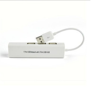 <b>USB</b> Network <b>Adapter</b> With 3 Port <b>USB</b> Hub 4 Ports <b>USB</b> 2.0 LAN RJ45 For Computer Expansion - Product Image 1
