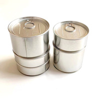 Vente directe d'usine, boîte de conserve de thon étanche avec anneau de traction, 4 oz, 6 oz, 8 oz, 10 oz, 12 oz, 16 oz, boîte métallique avec couvercle à bouchon