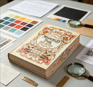 Stampa di Libri d'Arte Illustrati Vintage con Copertina Rigida Personalizzata, Servizio di Stampa Offset a Colori con Bordi Spruzzati per Romanzi di Lusso - Product Image 2