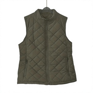 Chaleco Acolchado con Capucha al por Mayor, Chaqueta sin Mangas Acolchada con Relleno de Plumón, Unisex, Cálido, para Invierno, Casual, para Uso al Aire Libre - Product Image 1