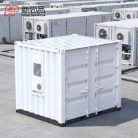 Pusat Data Terpadu Kontainer Tahan Segala Cuaca, Kontainer Data Modular Luar Ruangan, Unit Kabin Server Kontrol Suhu Cerdas