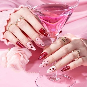 Kit de vernis gel magnétique œil de chat rose 6 couleurs, brillant, à retirer par trempage, pour nail art français, ensemble de vernis gel œil de chat pour salon - Product Image 3