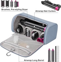 Étui de voyage portable pour Dyson Airwrap Styler avec crochet de suspension, sac organisateur pour sèche-cheveux, fermeture à glissière