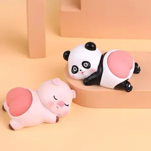 Hot Sale 3d Cute Panda Rabbit Animal Butt Fridge Magnet Korea 3d Resin Craft for home decor