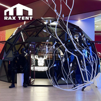 Dôme de tente dôme Igloo en verre 6M 7M pour café-bar et salle de réception au Moyen-Orient