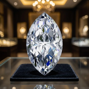 Diamante Portugués de Corte Marquesa Cultivado en Laboratorio, Certificado CVD Premium, Piedra Suelta para Fabricación de Joyería Fina - Product Image 2