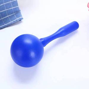 มารากัสพลาสติกหัวกลมสีเหลือง 21*8 สำหรับเด็กอุปกรณ์ช่วยสอนดนตรีของเล่นเครื่องดนตรี - Product Image 2