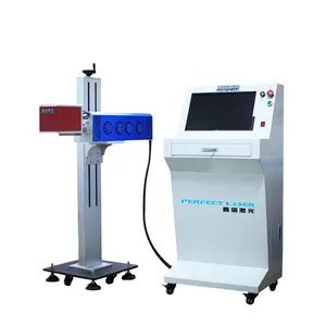 Hoàn hảo Laser RF CO2 kim loại ống 10 Wát sợi Laser đánh dấu máy cho gỗ Acrylic da thẻ giấy jeans